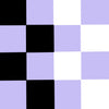 Black, White and Lilac Check