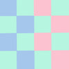 Light Blue, Pink and Mint Check