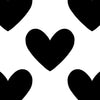 White with Black Hearts