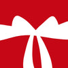 Red with White Bow