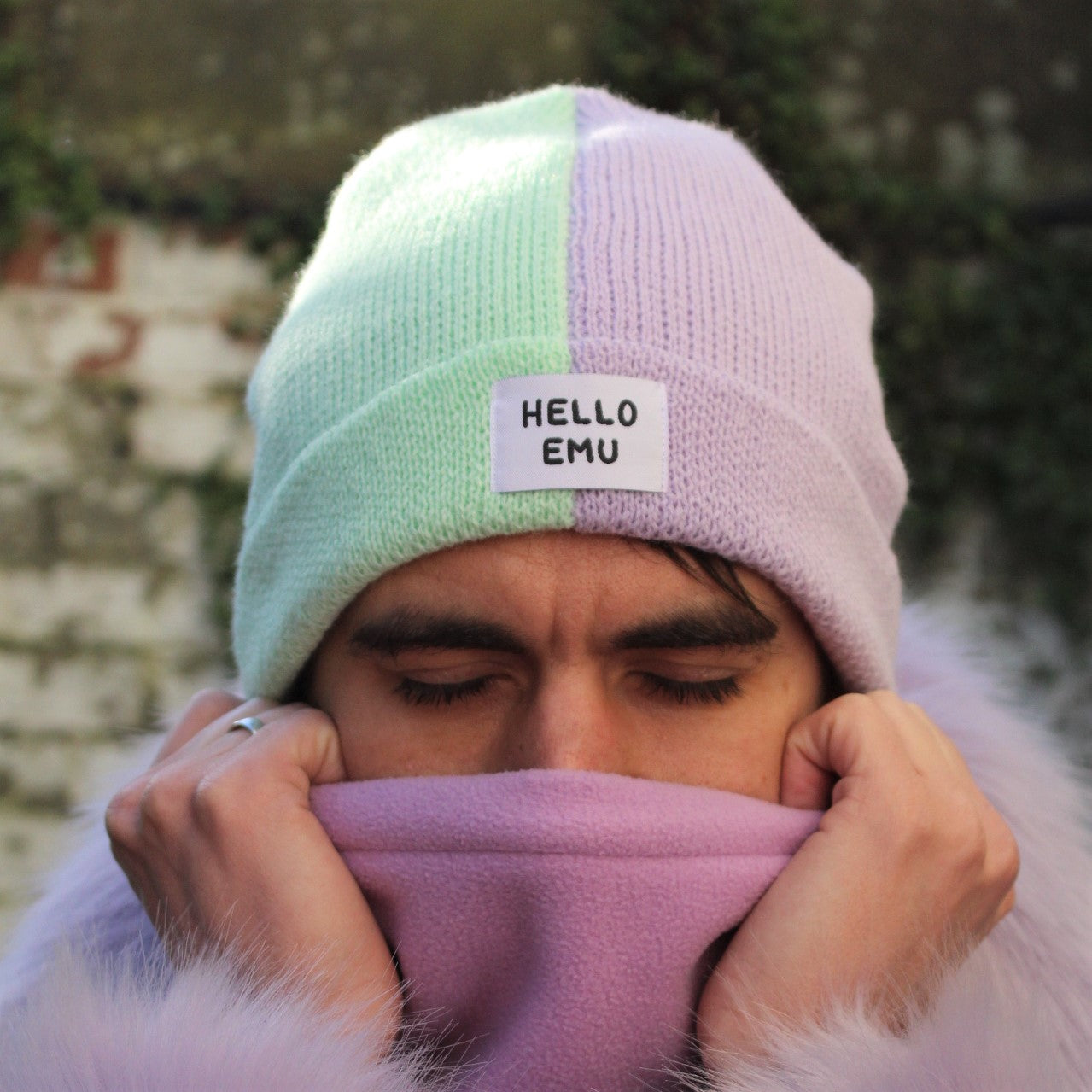Half and Half Beanie