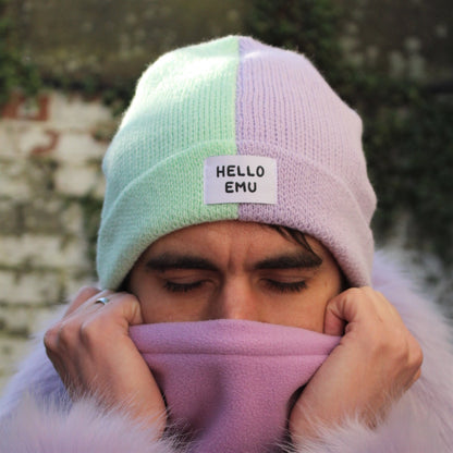 Half and Half Beanie