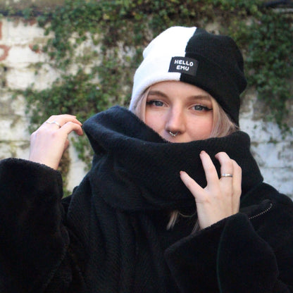 Half and Half Beanie