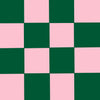 Emerald and Pink Check