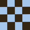 Brown and Light Blue Check