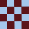 Wine and Light Blue Check