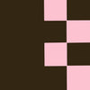 Brown and Pink Half Check