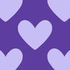 Purple with Lilac Hearts