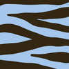 Brown and Light Blue Zebra
