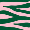 Emerald and Pink Zebra