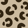 Beige and Brown Leopard