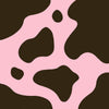 Brown and Pink Cow